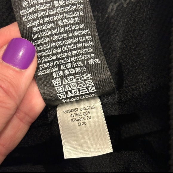 Victoria’s Secret Active PINK Textured Biker Short Black Women’s Medium - Picture 8 of 11